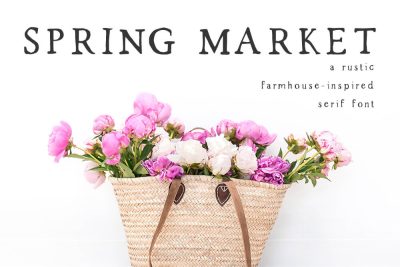 Spring Market Rustic Farmhouse Serif Font