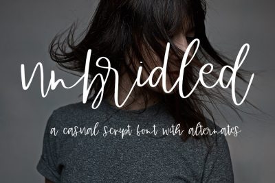 Unbridled Script Font