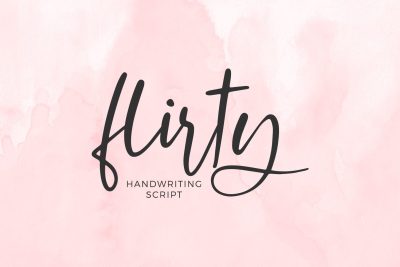 Flirty Script Font