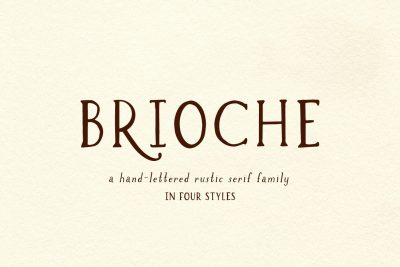 Brioche Rustic Serif Font Family