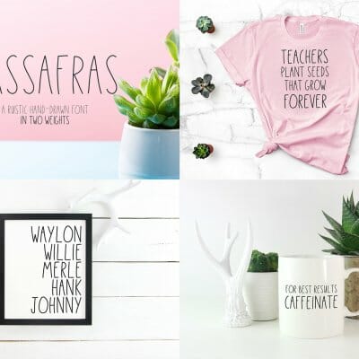 farmhouse font bundle