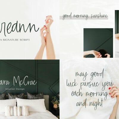 handwriting font bundle