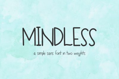 Mindless Sans Font