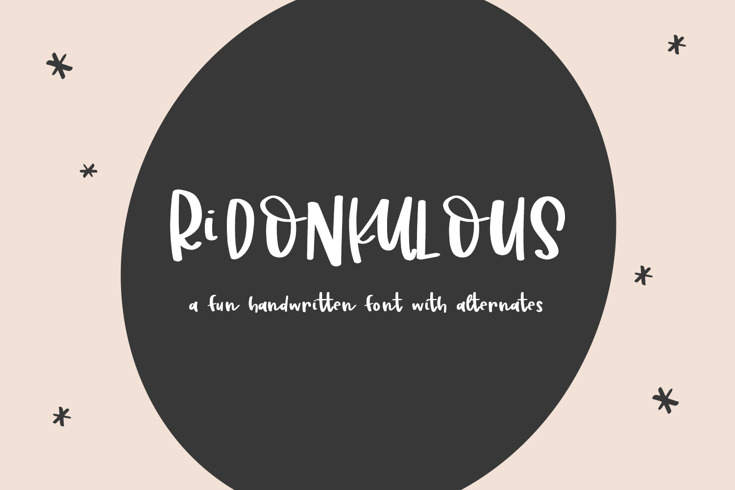 Ridonkulous Whimsical Sans Font