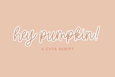 Hey Pumpkin Script