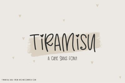 Tiramisu Sans