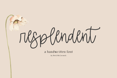 Resplendent Script