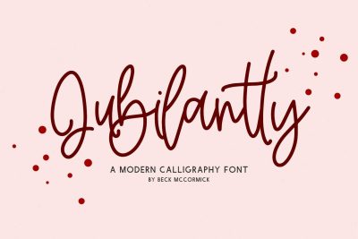 Jubilantly Script