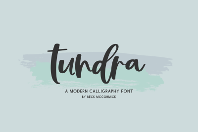 Tundra Script Font