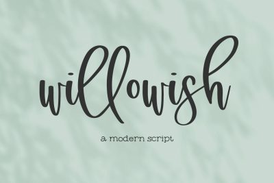 Willowish Modern Calligraphy Font