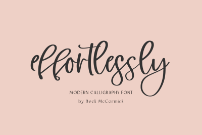 Effortlessly Script Font