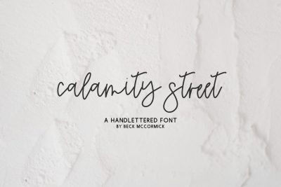 Calamity Street Script