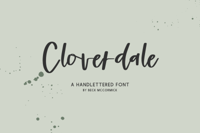 Cloverdale Script
