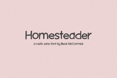 Homesteader Sans