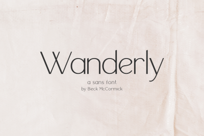 Wanderly Sans
