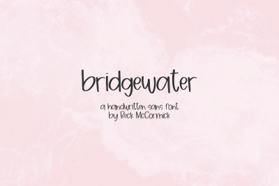 Bridgewater Handwriting Sans