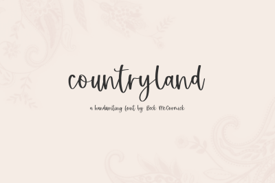 Countryland Script