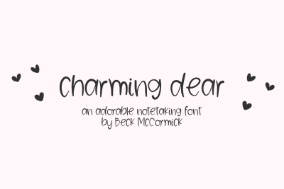Charming Dear Sans