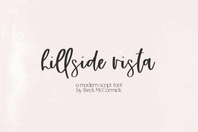 Hillside Vista Script