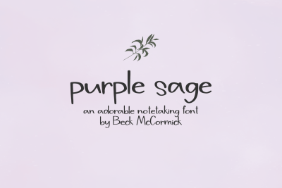 Purple Sage Sans