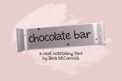 Chocolate Bar Sans