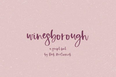Winesborough Script