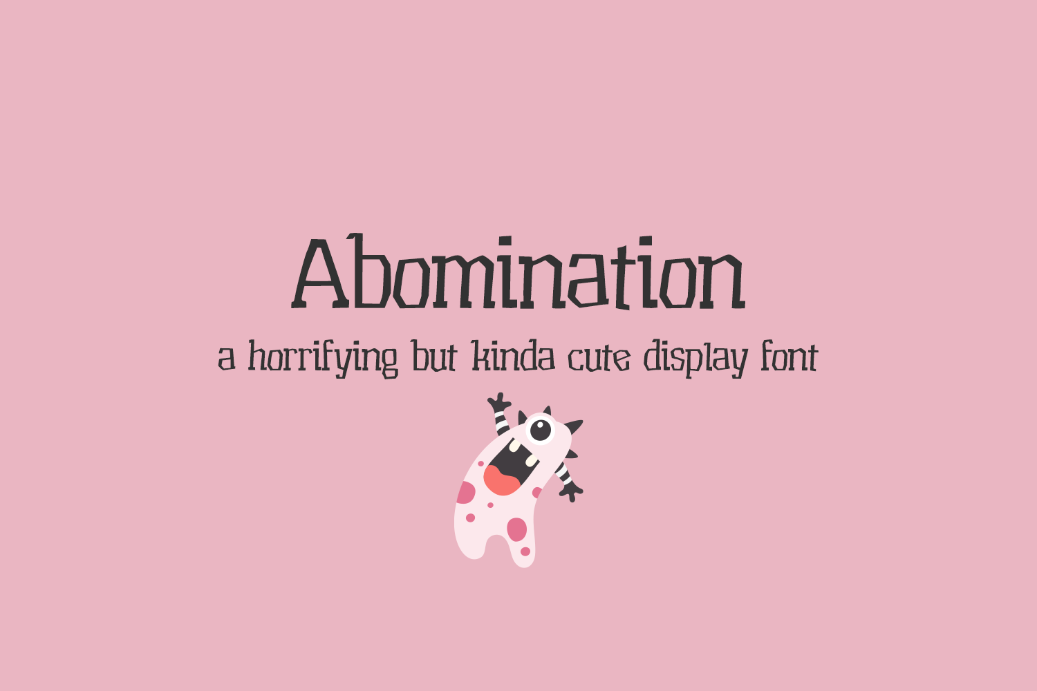 Abomination Display Font