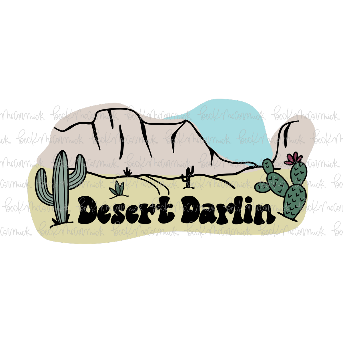 Desert Darlin - Travel and Adventure SVG File