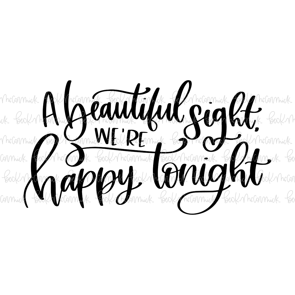A Beautiful Sight - Christmas SVG File