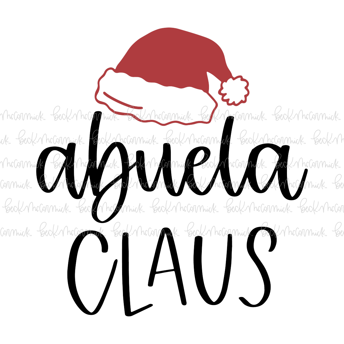 Abuela Claus - Christmas SVG File