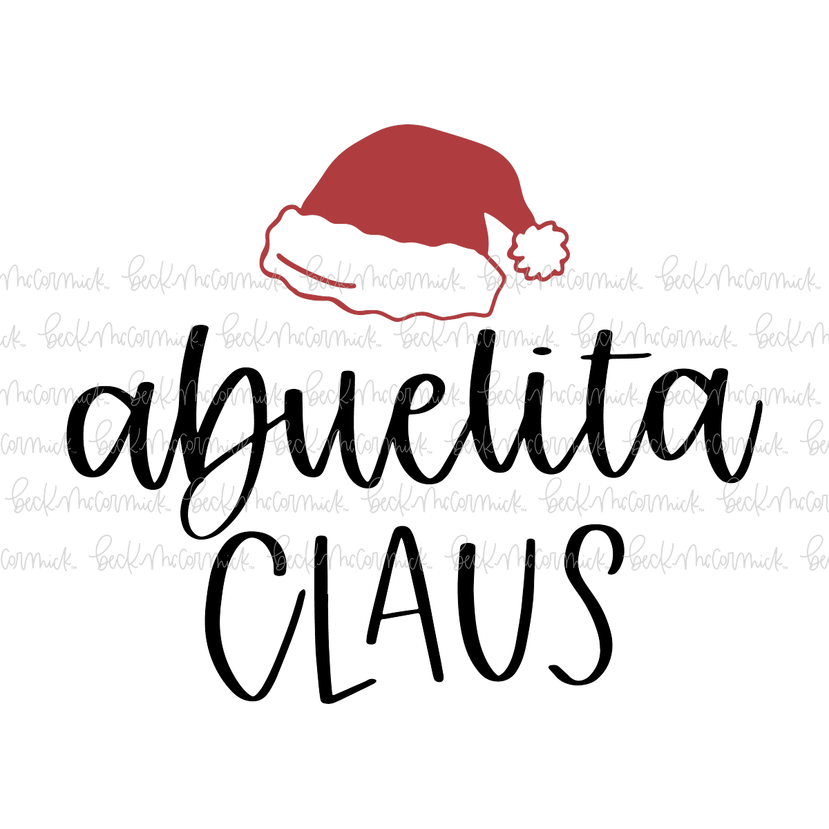 Abuelita Claus - Christmas SVG File