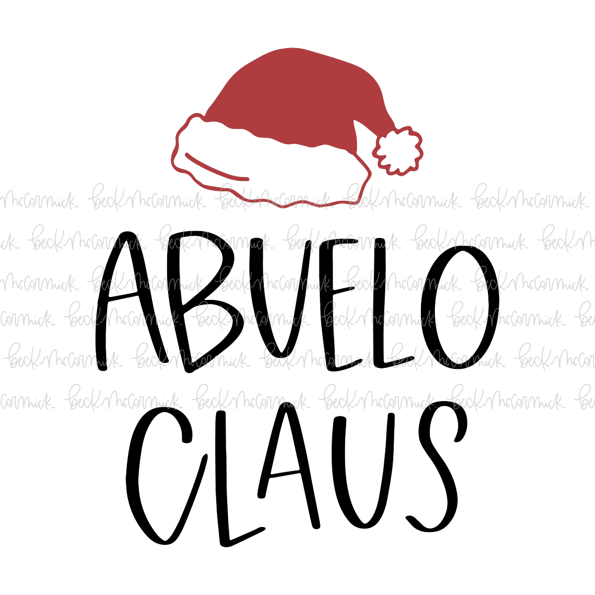Abuelo Claus - Christmas SVG File