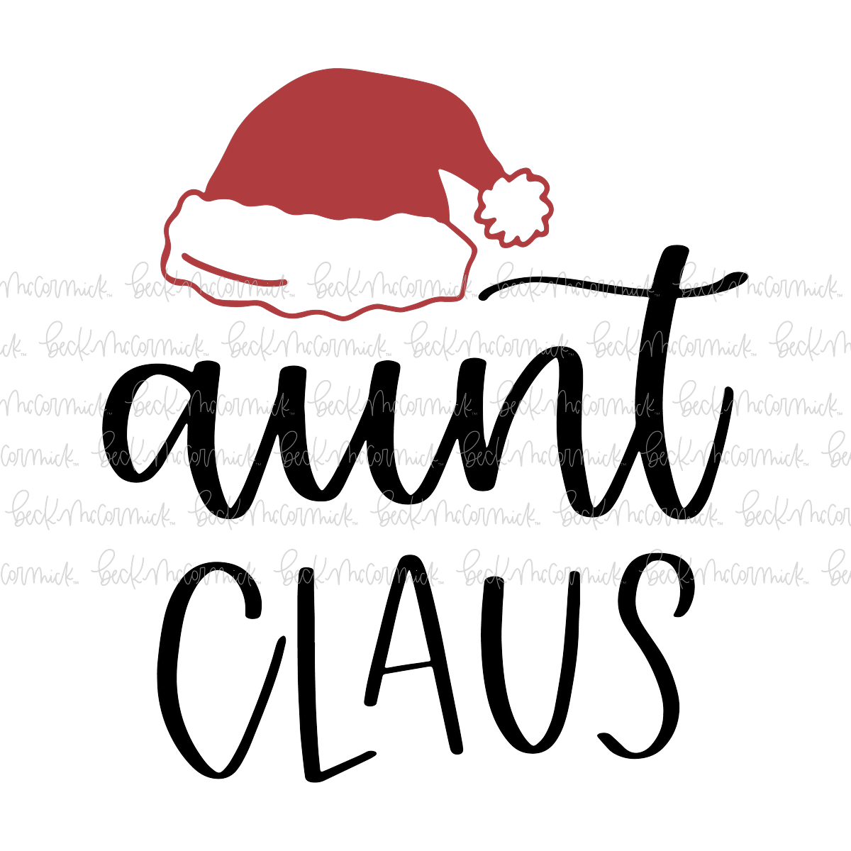 Aunt Claus - Christmas SVG File