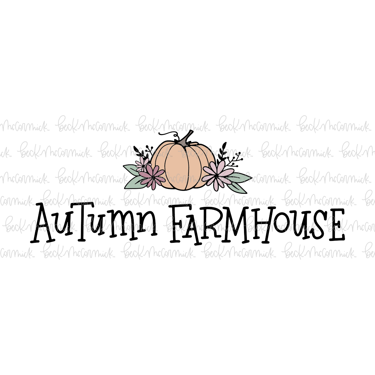 Autumn Farmhouse - Farm and Homestead SVG File