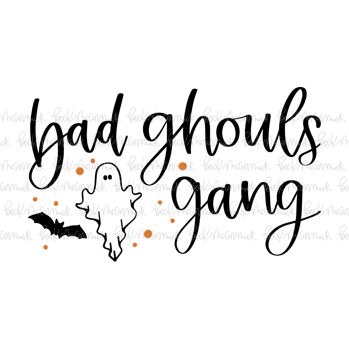 Bad Ghouls Gang - Halloween SVG File