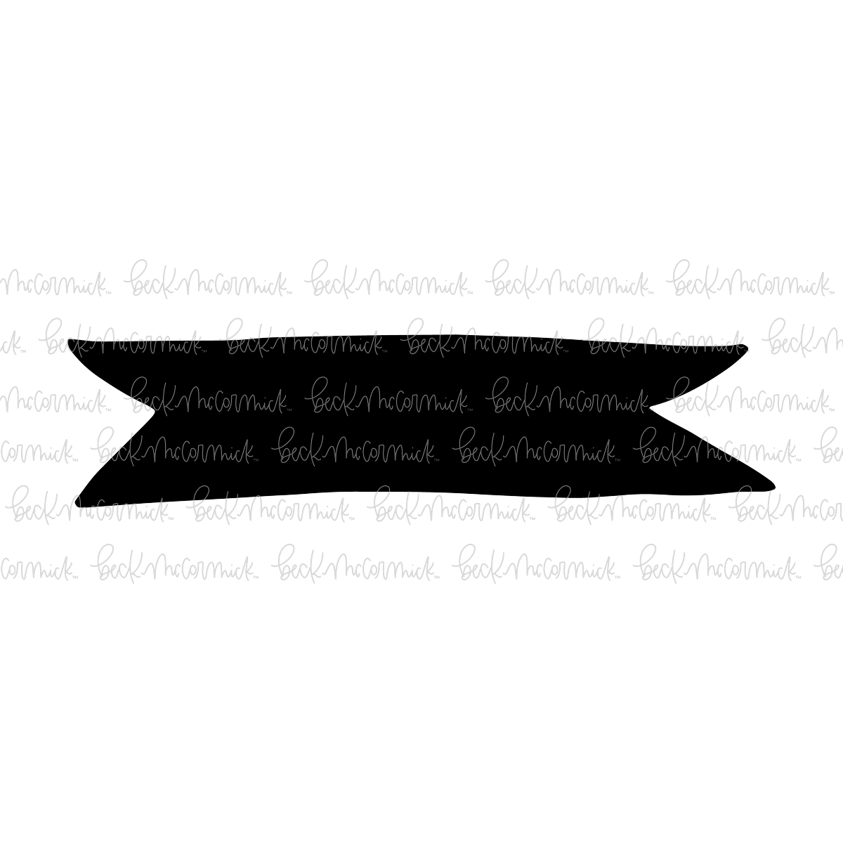 Banner Solid - Doodle SVG, Graphics