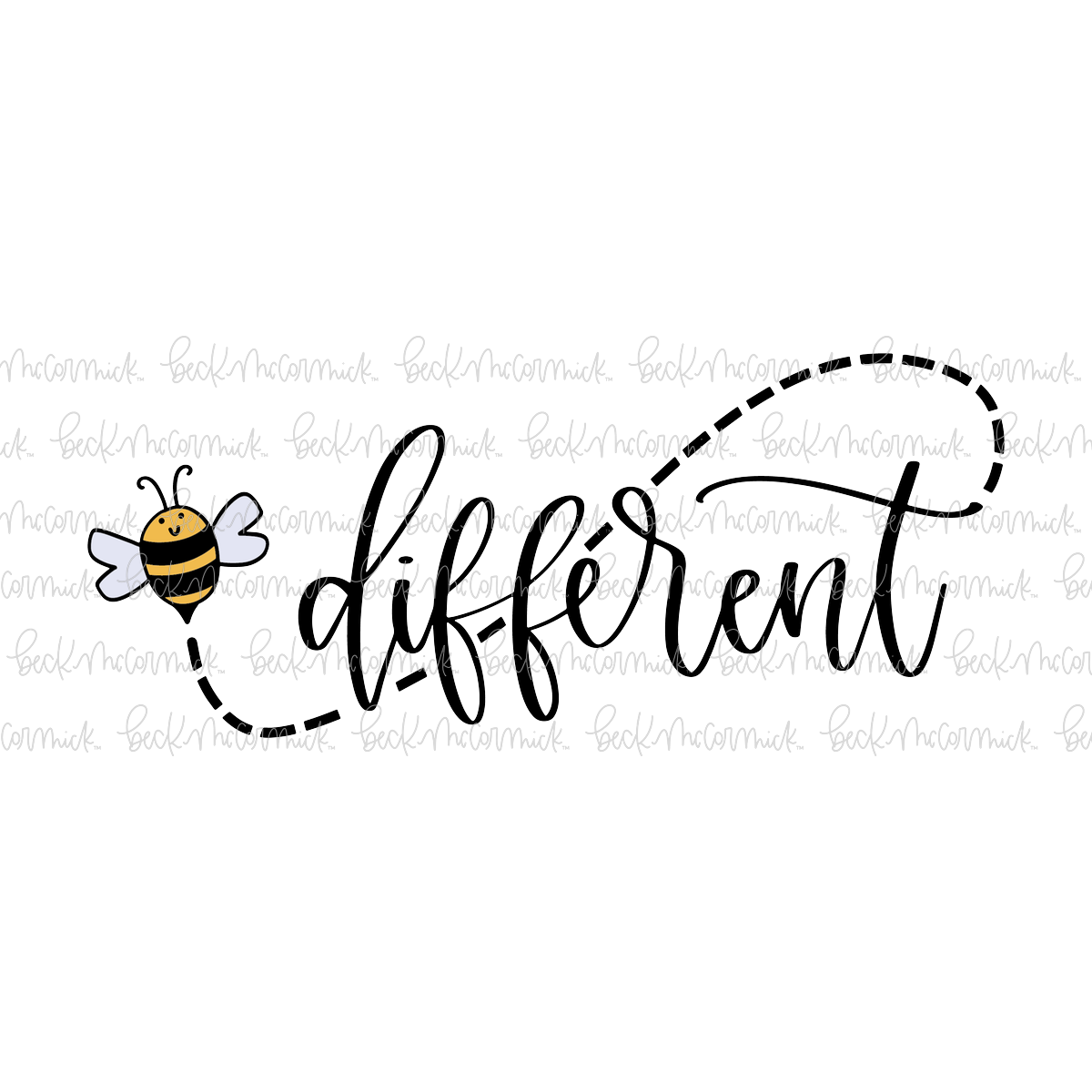 Bee Different - Easter and Spring SVG File