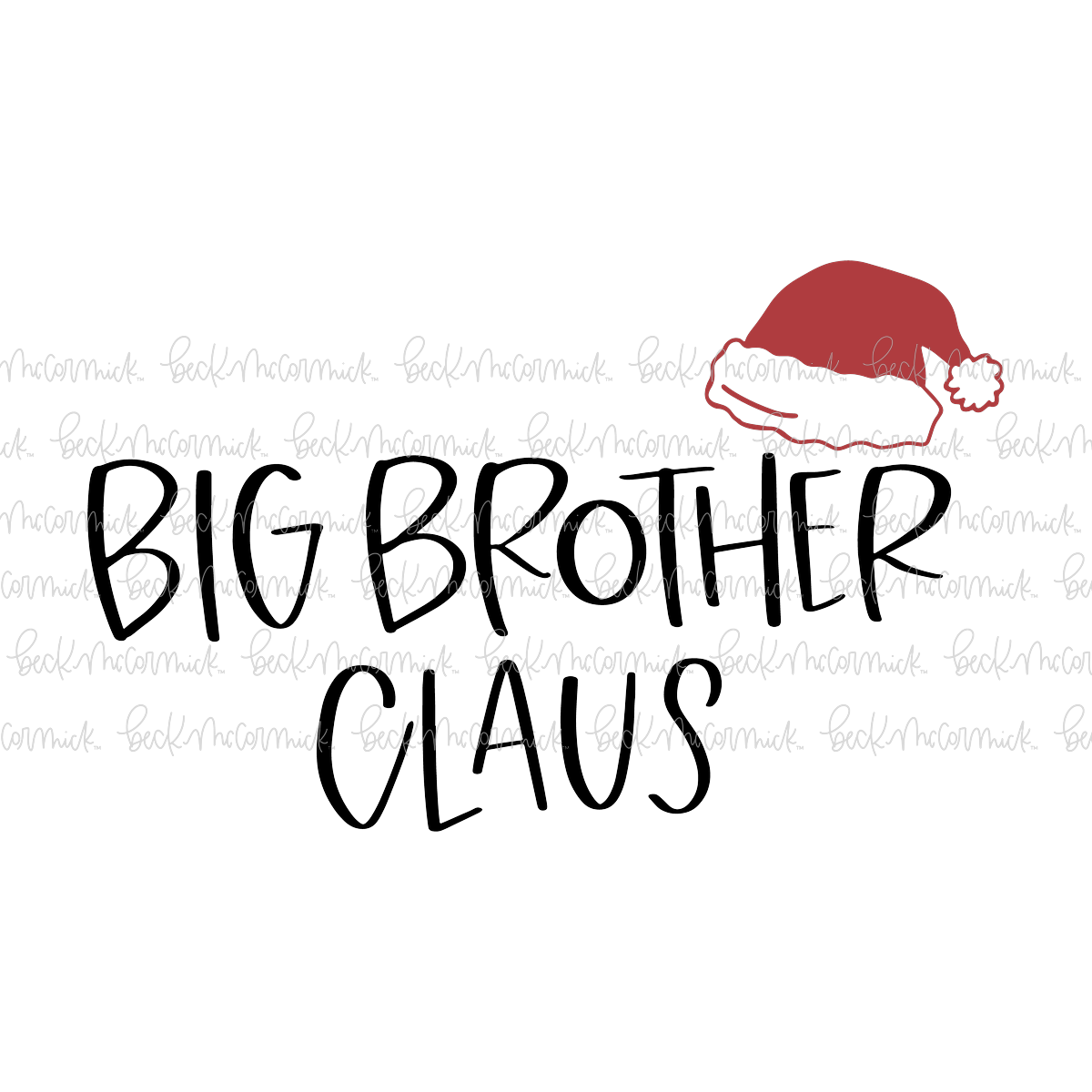 Big Brother Claus - Christmas SVG File
