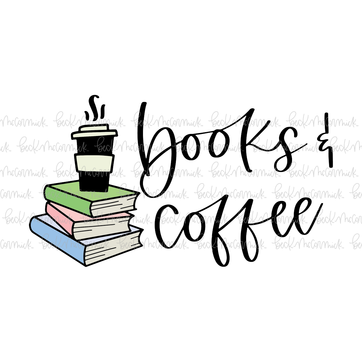 Books And Coffee - Coffee SVG File