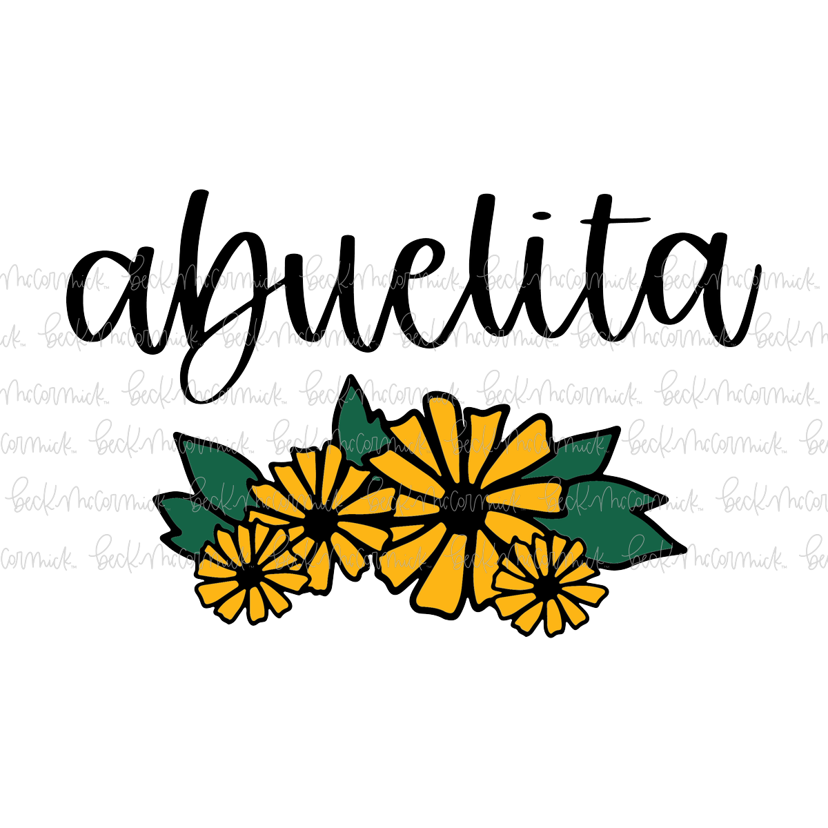 Bouquet Abuelita - Family SVG File