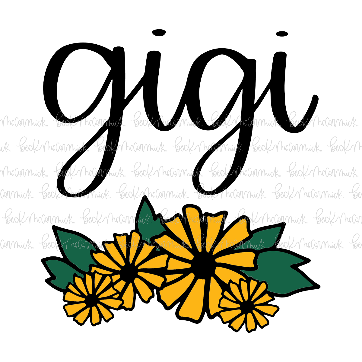 Bouquet Gigi - Family SVG File