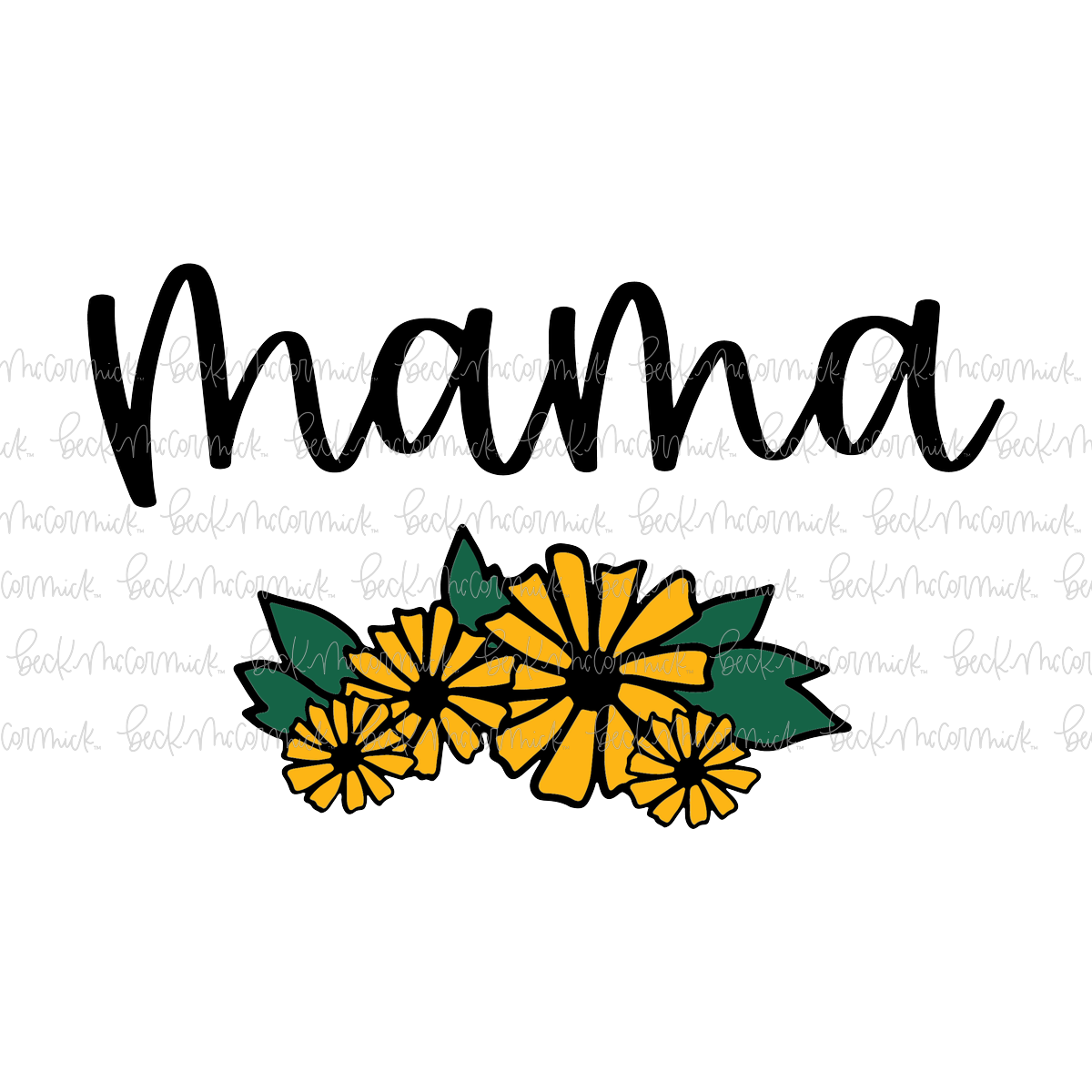 Bouquet Mama - Family SVG File