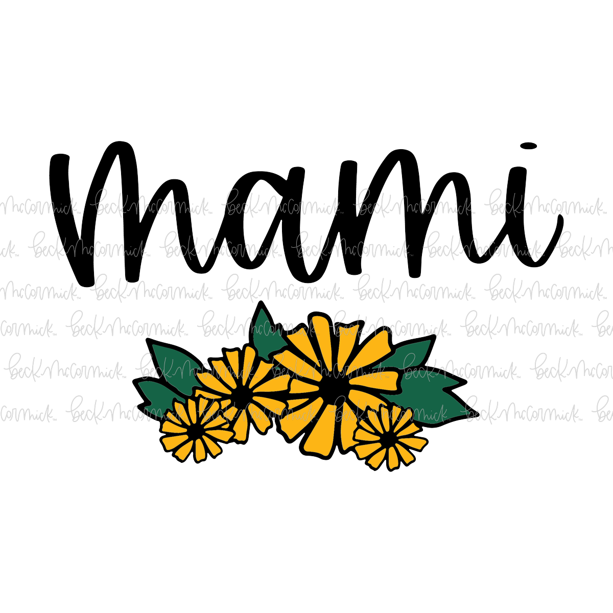 Bouquet Mami - Family SVG File