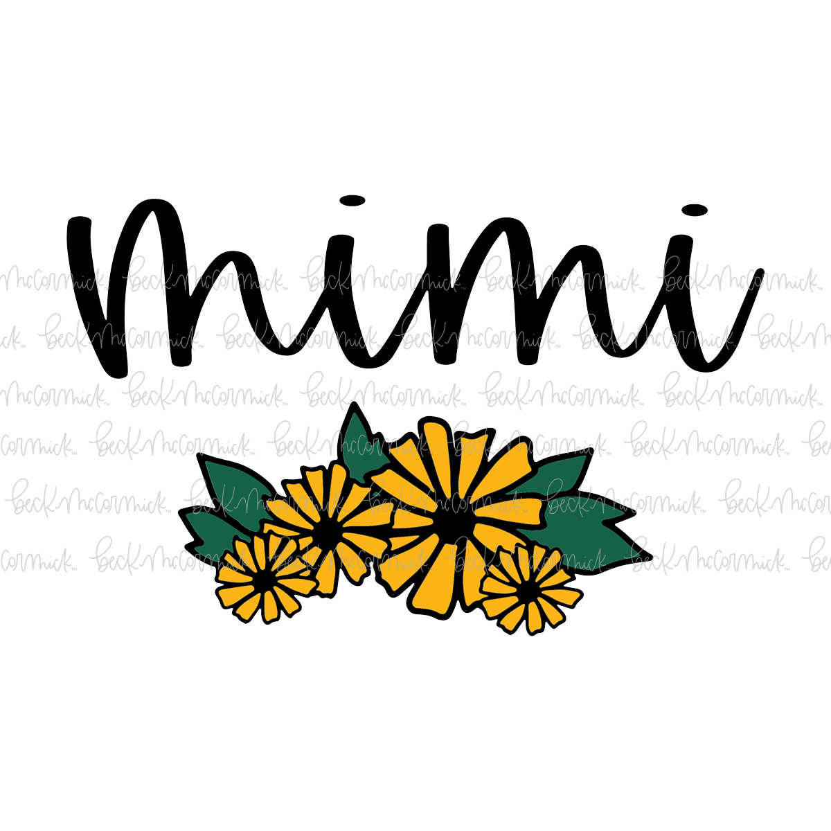 Bouquet Mimi - Family SVG File