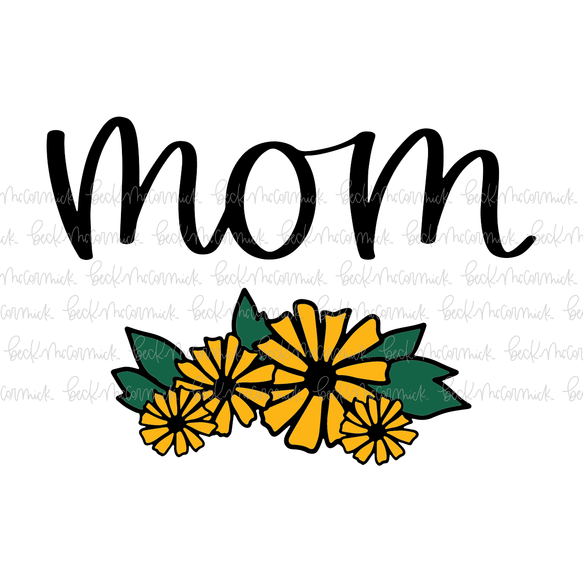 Bouquet Mom - Family SVG File
