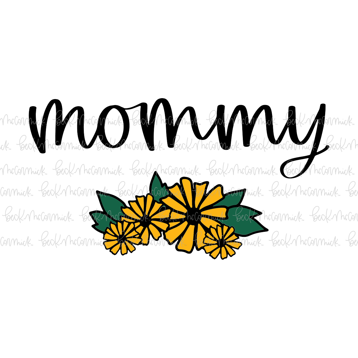Bouquet Mommy - Family SVG File