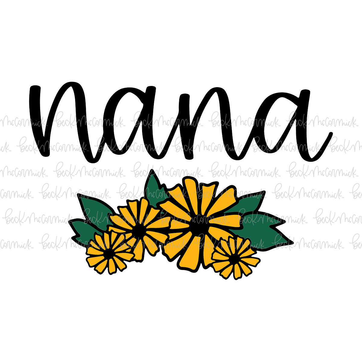 Bouquet Nana - Family SVG File