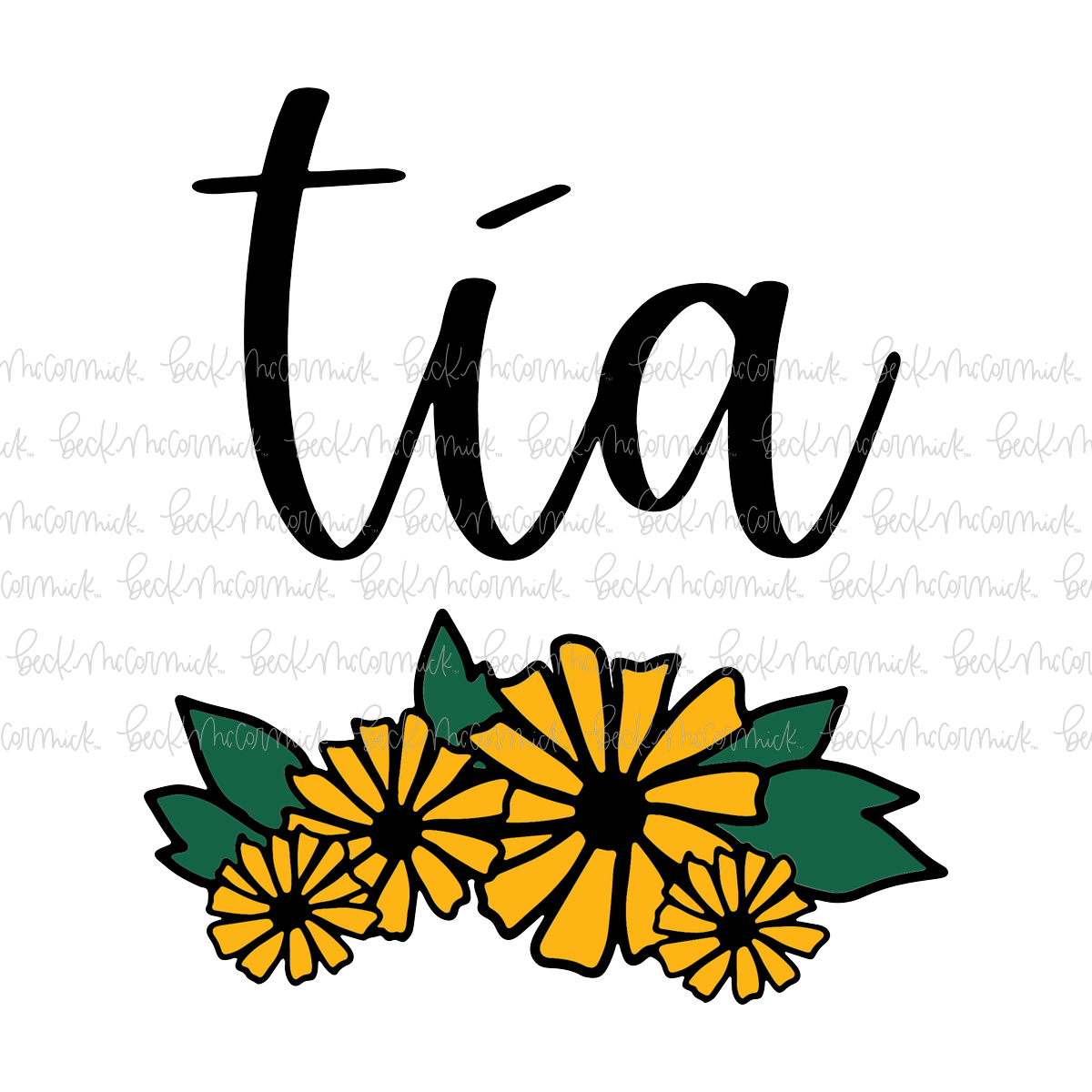 Bouquet Tia - Family SVG File