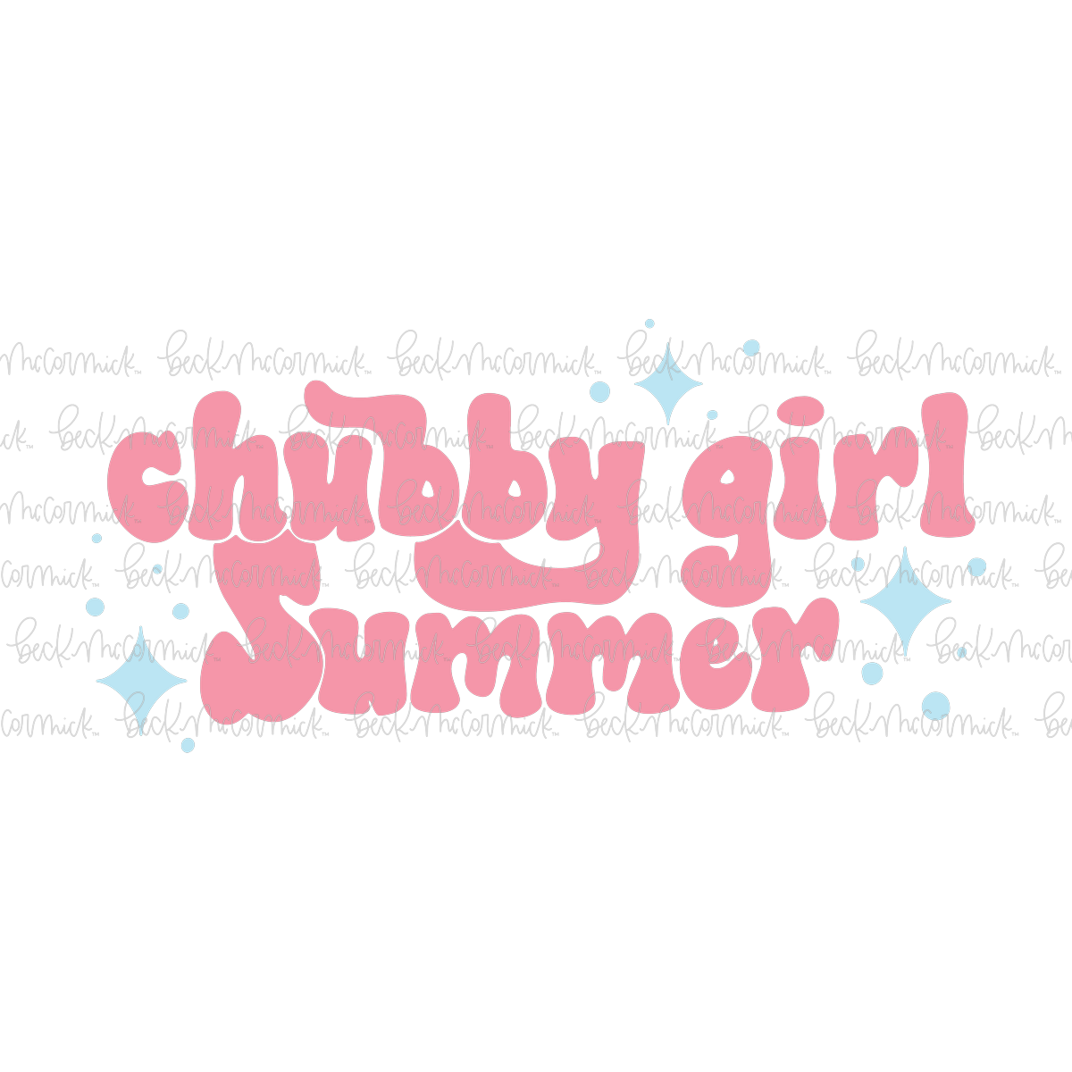 Chubby Girl Summer 2 - Just Girl Things SVG File