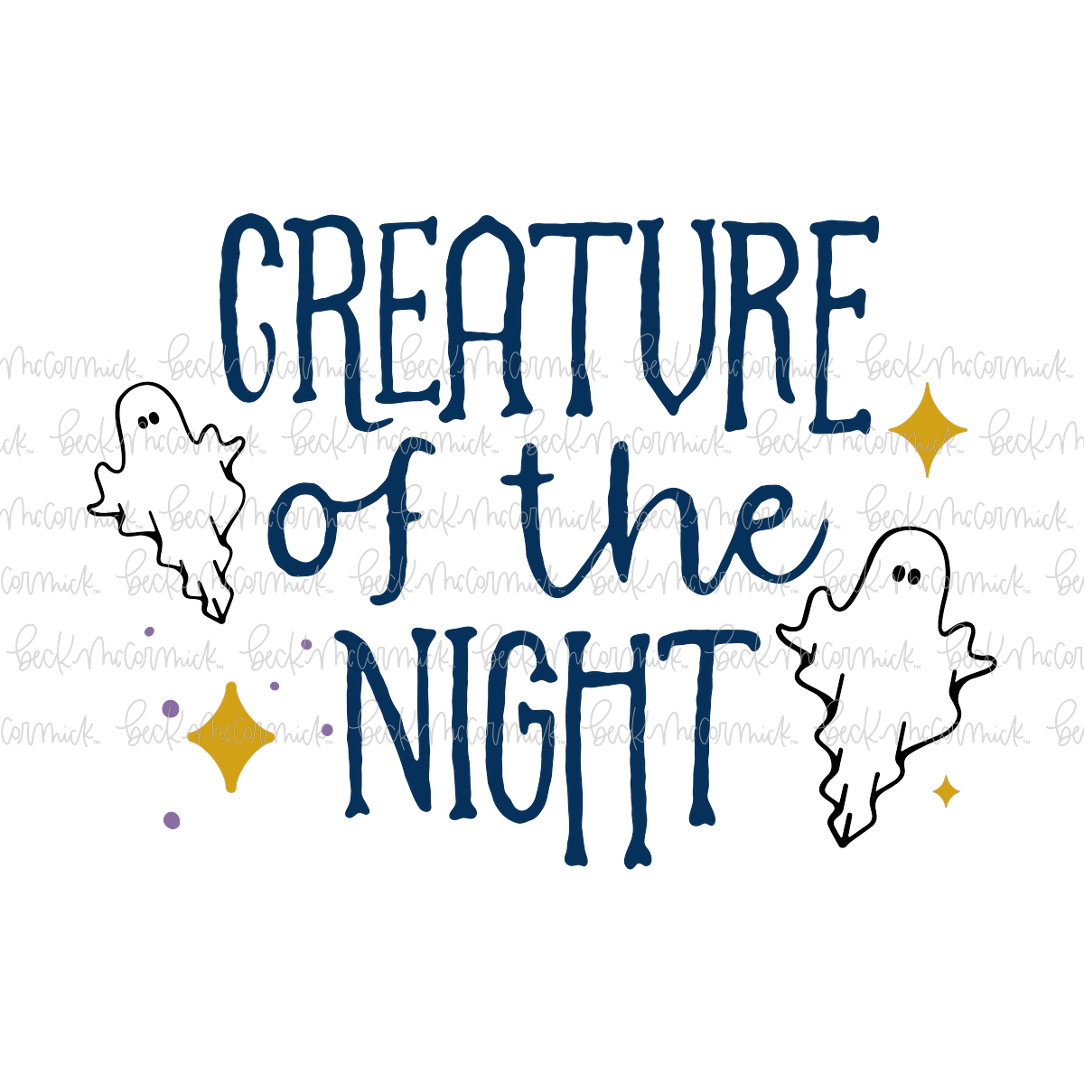 Creature Of The Night - Halloween SVG File